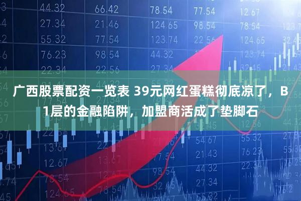 广西股票配资一览表 39元网红蛋糕彻底凉了，B1层的金融陷阱，加盟商活成了垫脚石