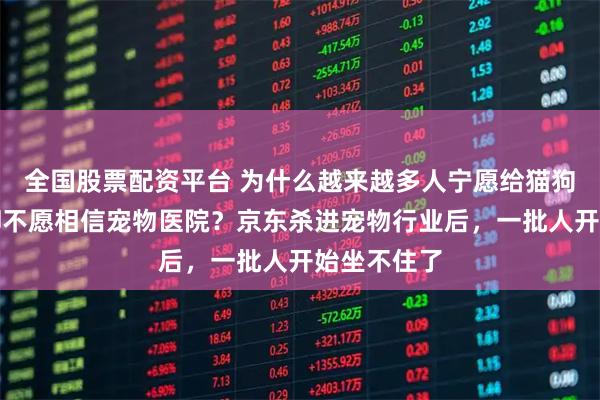 全国股票配资平台 为什么越来越多人宁愿给猫狗花上万，却不愿相信宠物医院？京东杀进宠物行业后，一批人开始坐不住了